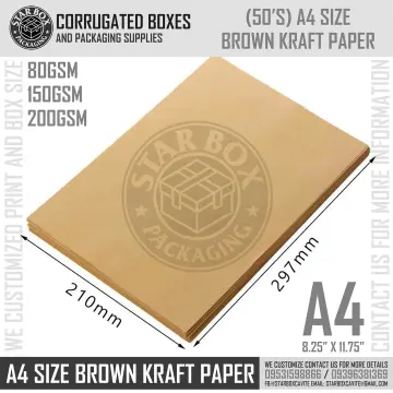 Shop Kraft Cardboard Paper Black with great discounts and prices online -  Nov 2023