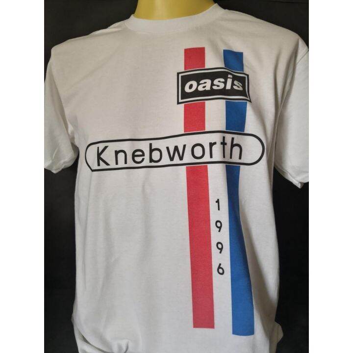 ราคาระเบิดเสื้อวงนำเข้า-oasis-knebworth-1996-britpop-blur-radiohead-suede-pulp-alternative-rock-style-vitage-t-shirt-gil