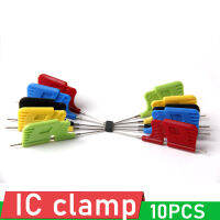 10pcsset Universal Chip micro IC clamp SOP SOIC TSOP MSOP SSOP SMD IC Test Clip Socket Adpter Programmer for logic yzer