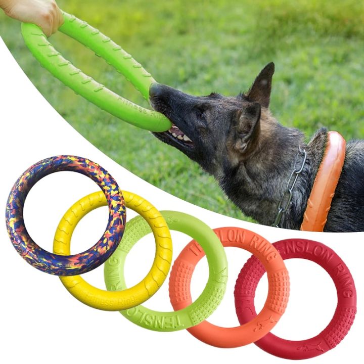 Large Dogs Interactive Training Ring Puller Resistant For Dogs Pet Flying  Discs