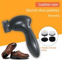 Electric Shoe Polisher Shiner Brush Sneaker Dust Remover Leather Polishing Care Tool Replacement Heads Household Office Shoe Care