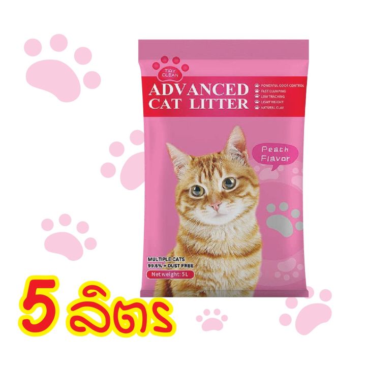 ทรายแมว-5-l-advanced-ทรายแมวคุณภาพสูง-ทรายแมวเกรดพรีเมี่ยม-จะอึก็ดีจะฉี่ก็ฟิน-ขนาด-5-ลิตร-มี4กลิ่น-ไว้สำหรับฉี่แมว-พร้อมส่ง