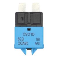 【YF】 15A Circuit Breaker ATC Blade Fuse Manual Reset Resettable 15 Amp 28V DC for Car  Marine Rally Automotive Boat Auto Accessories