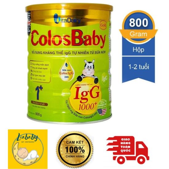 Sữa colos baby gold 0+ 1+ 2+ 400g 800g tăng kháng thể tự nhiên - ảnh sản phẩm 1