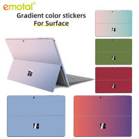 Discoloration vinyl Sticker for Microsoft Surface Pro 7/6/5/4/3/8/9 Surface pro X GO 2 Back Cover Body Decal Skin Protector