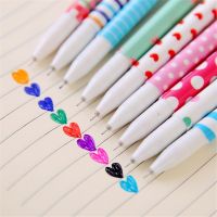 10 Pcs/Set 0.5mm Gel Pen Flower Animal Starry Star Sweet Flora Colored Color Pen Cute Pens for School Kawaii Korean Stationery