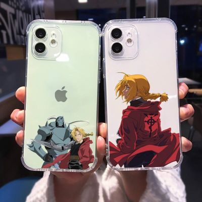 「16- digits」 Fullmetal Alchemist Brotherhood เคสโทรศัพท์สำหรับ Iphone 13 12 11 8 7 Plus Mini X Xs Xr Pro Max โปร่งใสนุ่ม