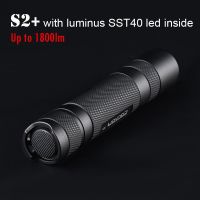 Mini LED Flashlight Convoy S2 SST40 18650 Black Torch Flash Light 1800lm Lanterna Tactical Camping Hiking Work Lamp Latarka