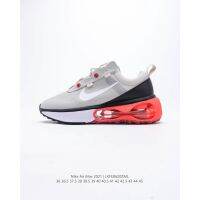 AU HOT 【Original】 ΝΙΚΕ Ar* Max- 2021 Shock Absorption Fashion รองเท้าวิ่ง Half Palm Cushion Sneakers Grey