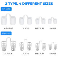 คลิปช่องระบายอากาศจมูกหยุดการนอนกรนป้องกันการนอนกรนใหม่8ชิ้นอุปกรณ์ตัวปิดจมูกลดอาการกรนหยุดหายใจขณะหลับ