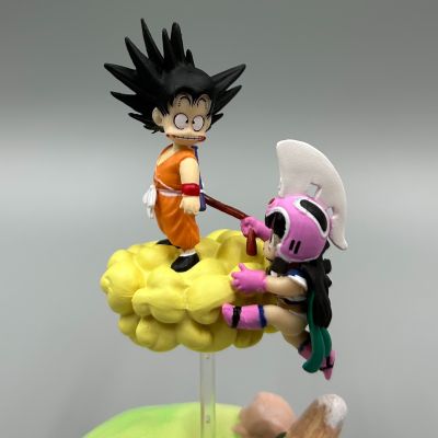 ฟิกเกอร์ดราก้อนบอล Goku Chichi Somersault Cloud Chibi รูปปั้น PVC อะนิเมะหุ่นแอคชั่นน่ารักของขวัญของเล่นเด็ก2023ผลิตภัณฑ์ที่น่าเชื่อถือ9ซม.
