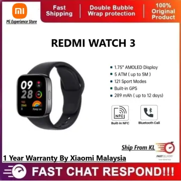 Global Version xiaomi Redmi Watch 3 GPS Smart Watch AMOLED Screen Bluetooth  Call