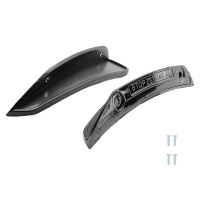 2Pcs Front BUmper Side Air Splitter Spoiler Black for W176 A180 A200 A220 A250 A45 a Class 2016-2018