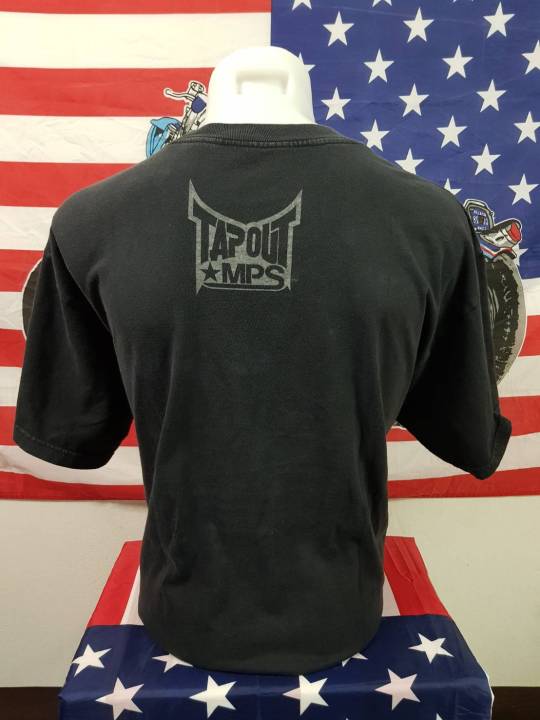 เสื้อยืดวินเทจ-เสื้อแบรนด์กีฬาไลฟ์สไตล์ของกลุ่มต่อสู้ป้องกันตัว-ชาวอเมริกัน