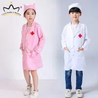 I Love Daddy&Mummy Kids Clothing Role Play Doctor Nurse Children