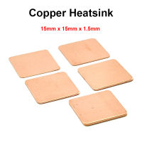 10pcs/lot 15x15x1.5mm DIY Copper Shim Heatsink thermal Pad Cooling for Laptop BGA CPU VGA Chip RAM IC Cooler Heat sink Graphics Cards