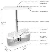 ระบบ Hydroponic LED Grow Light ระบบปลูกสเปกตรัมเต็มรูปแบบสำหรับพืชในร่มต้นกล้าดอกไม้ผัก