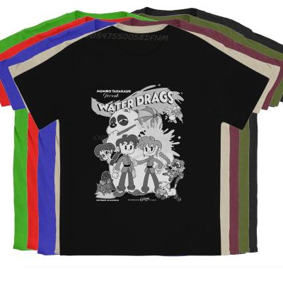 Water Drags Retro Anime Cartoon T-shirts Men Cotton Vintage T-Shirts Male Summer Tops Ranma Malega Men Graphic Tee Men Clothing