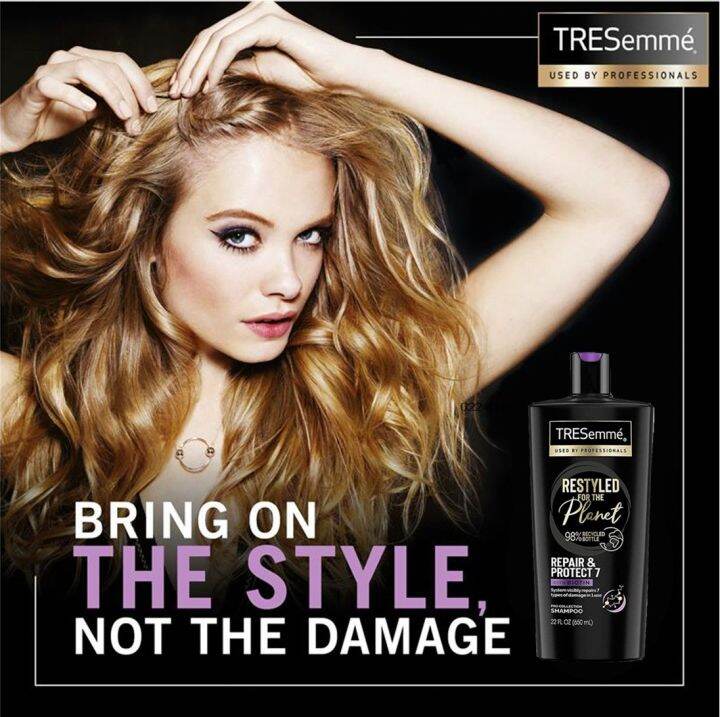 Tresemme Pro Restyled For The Planet Repair And Protect Shampoo 650ml Usa Black By 2mkzhop 3789