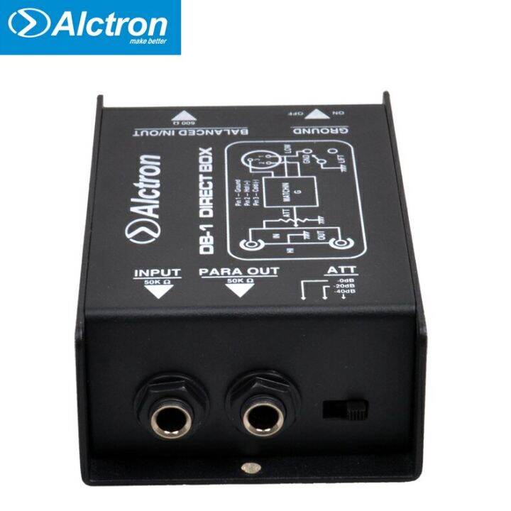 Alctron DB1 Direct Box Passive Stereo DI Direct Box for stage