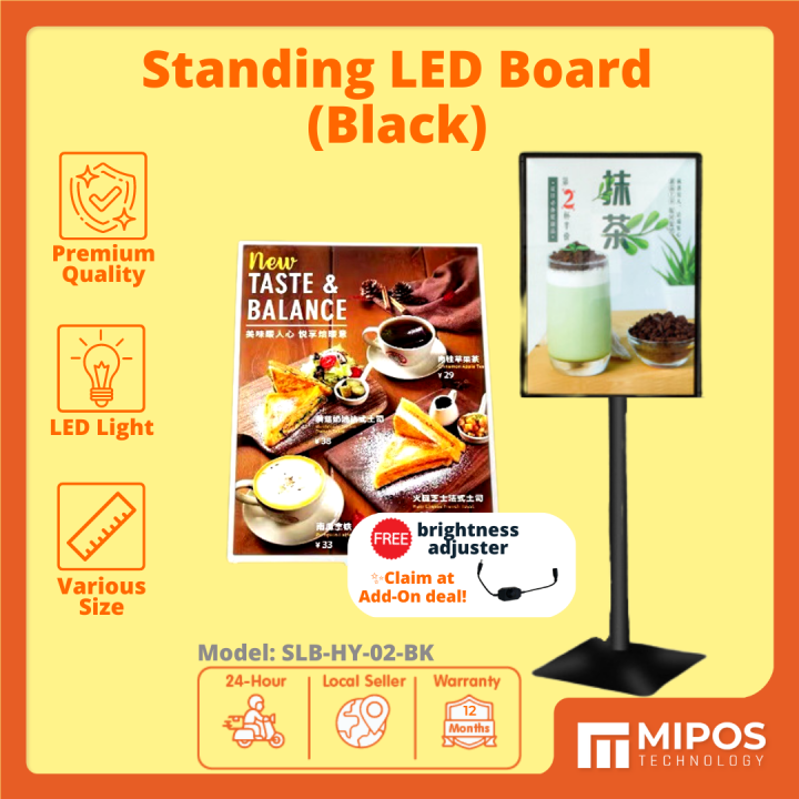 LED Menu Display Board A2 Standing Countertop/A2 Backlit LED Menu Board
