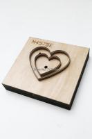 Double Heart Die Cut/ leather die cutting/Cutting Mold for Leather/ Leather Cutting Die/steel Punch - leather crafts