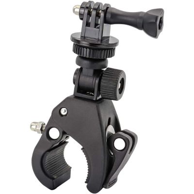 Gun/Rod/Bow Camera Clamp Mount With 1/4 Thread For Gopro 11/10/9/8/7/6/5,Action Camera/Hunting Camera/Fishing Pole Clamp