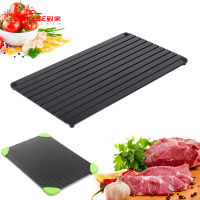 Rectangle Defrosting Tray Alloy Defrost Meat Meat Fish Frozen Food In Minutes Without Electricity Microwave Kitchen Tools