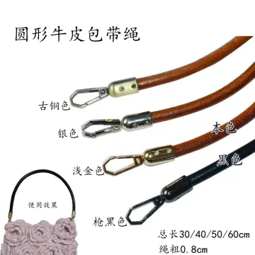 0.8cm PU Leather Drawstring Purse Strap Replacement for Bucket Bag