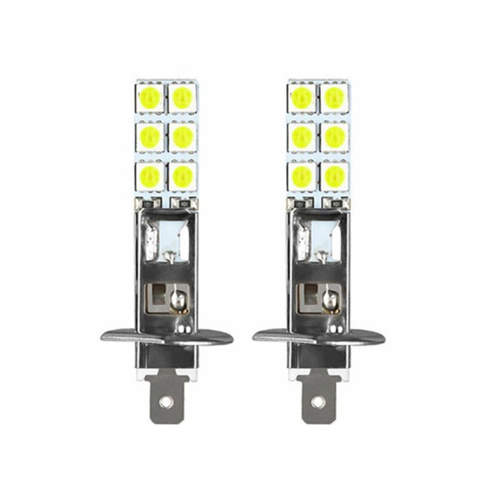 ไฟตัดหมอก-dc-12v-ไฟตัดหมอกอะลูมินัมอัลลอยไฟรถยนต์-led-ชุดไฟฉายติดศีรษะ-h1