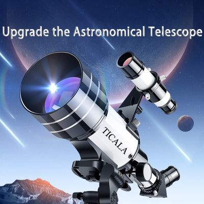 กล้องโทรทรรศน์ดาราศาสตร์ TICALA 150เวลาซูม HD ขาตั้งกล้องแบบพกพาพลังงานสูงการมองเห็นได้ในเวลากลางคืนพระจันทร์จักรวาลห้วงอวกาศมุมมองดาว