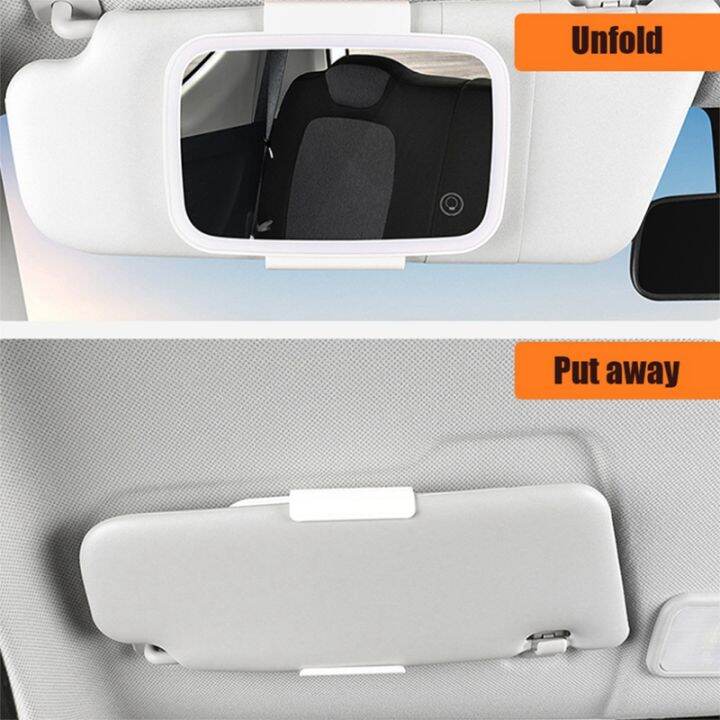 universal-car-visor-vanity-mirror-car-interior-visor-mirror-makeup-mirror-set-with-led-lights-built-in-lithium-battery-touch-sensor-rechargeable