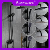 Broonpre ทองเหลืองอาบน้ำฝักบัวอาบน้ำฝักบัวชุดฝักบัวอาบน้ำฝนหัวฝักบัวในผนังฝักบัวอาบน้ำฝักบัวอาบน้ำด้วยหัวฝักบัวมือ