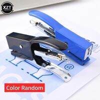 2022 New Hand-Held Stapler No.12 Metal Labor-Saving Strong And Durable Hand Pliers Bill Binding School Office Supplies Staplers Punches