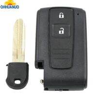 2 Buttons Car Key Case Shell Fob For Toyota PRIUS 2004-2009 COROLLA VERSO Camry Replacement Smart Key Card with Blade