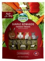 Oxbow -Simple Rewards Veggie Treats 3 ออนซ์ ( 85.05 กรัม) คุกกี้สูตรผักรวม- ถุงซิปล็อค