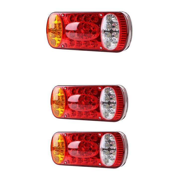 12v-32-led-car-truck-tail-light-rear-stop-brake-lights-signal-indicator-taillight-for-trailer-truck-lorry-van-ute