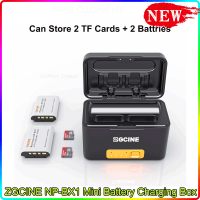 ZGCINE NP-BX1 Camera battery_ charging case 5200mAh For Sony Camera Like zv1 RX100 HX50 M5 M6 AS50R PJ410 MV1 X3000R New