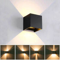 6W LED Wall Lamp Up and down Angle adjustable Lighting PC Wall Light For Home Bedroom Bedside Living Room