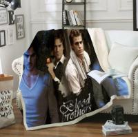 Vampire Diaries 3D print fashion fleece blanket for bed bedspread Sherpa blankets