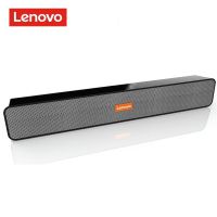 Lenovo BMS09 TV Sound Bar Speaker Stereo Surround Dual Woofer PC Black Speakers for Home Theater Desktop Computer Boom Box Som