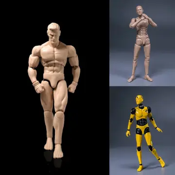 Tbleague Phicen TM01A TM02A 1/12 Male Suntan Seamless Body With Head Sculpt  6'' Man Super Flexible Action Figure Model