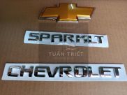 Logo, tem dán, chữ nổi 3D trang trí xe Chevrolet Spark