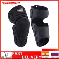 NEW2022 HEROBIKER Motorcycle Knee Pads Motocross Knee Protector Guard Moto Knee Protector Protective Gear Motorbike Ridng Knee