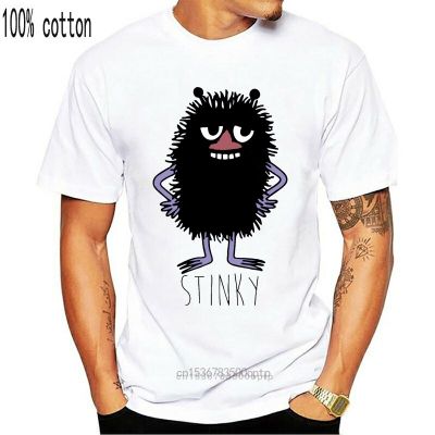 Stinky Funny Tv Book Moomins Retro Gift Inspired T Shirt Top Tee 100% Cotton Humor Men Crewneck Tee Shirts Loose Trend