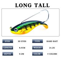 Vib Spoonbait	Luya Bait Metal Fishing Lure Bass Hard Bait With Sharp Hook Saltwater Freshwater Swimbait Crankbait Fishing TackleLures Baits