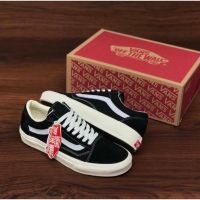 Vans Old Skool OG Black White Mens And Womens Sneakers Shoes Premium