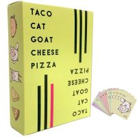 【Study the folder well】 เกมความบันเทิงสำหรับครอบครัวที่ขายดี4-ผู้เล่นเกมกระดาน Taco Cat