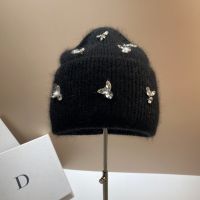 【YD】 New and Warm Hair Knitted Hat Fashion Age Reducing Ear Protection