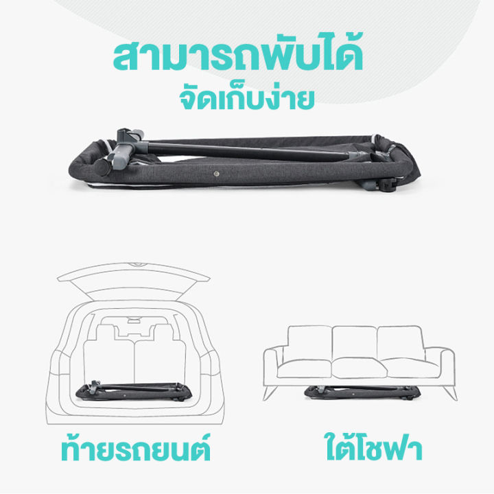 kiwie-2-in-1-เตียงเด็กแรกเกิด-เปลโยก-เตียงเด็กสองชั้น-เตียงนอนเด็ก-พร้อมล้อ-สามารถถอดทำความสะอาดได้-เปลเด็กแรกเกิด-เตียงเด็กทารก